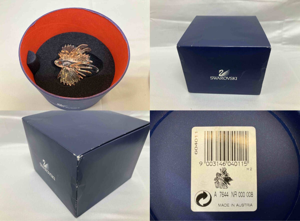 SWAROVSKI スワロフスキー ライオンフィッシュ クリスタル 置物 - メルカリ