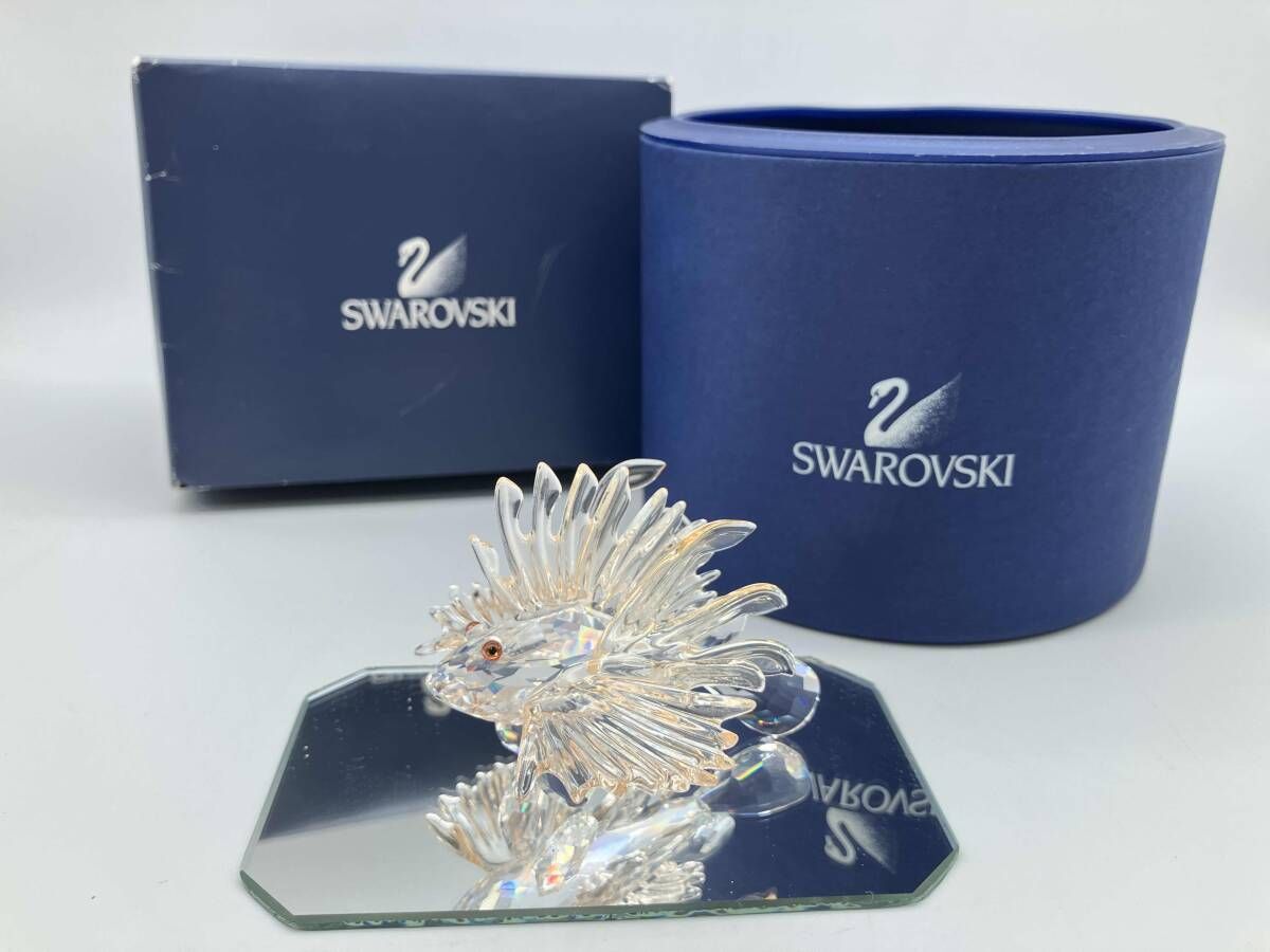 SWAROVSKI スワロフスキー ライオンフィッシュ クリスタル 置物 - メルカリ