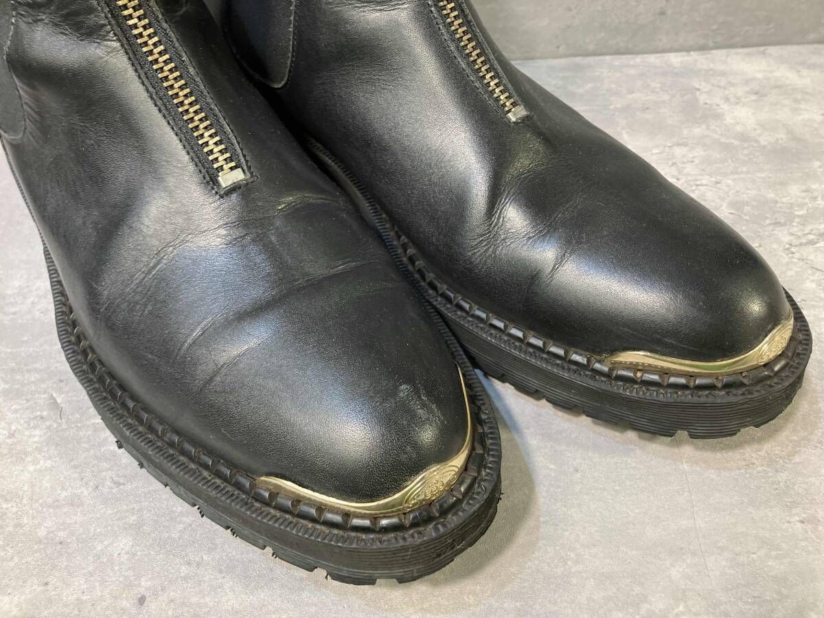 SONSHINBAL side gore zip boots サイドゴアフロントジップブーツ