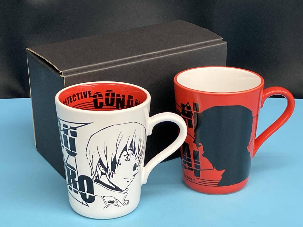 赤井秀一　日めくりカレンダー　安室　ハンコ　ペアマグカップ　沖矢　美品 少年サンデー 応募者全員サービス ペアマグカップ 赤井秀一、安室透