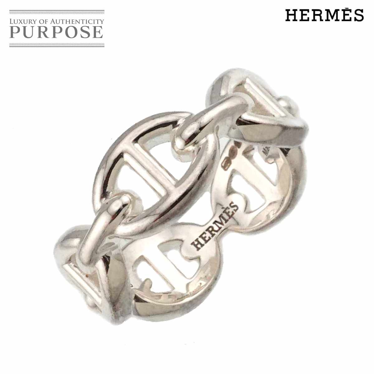 エルメス HERMES シェーヌダンクル アンシェネ PM #51 リング SV