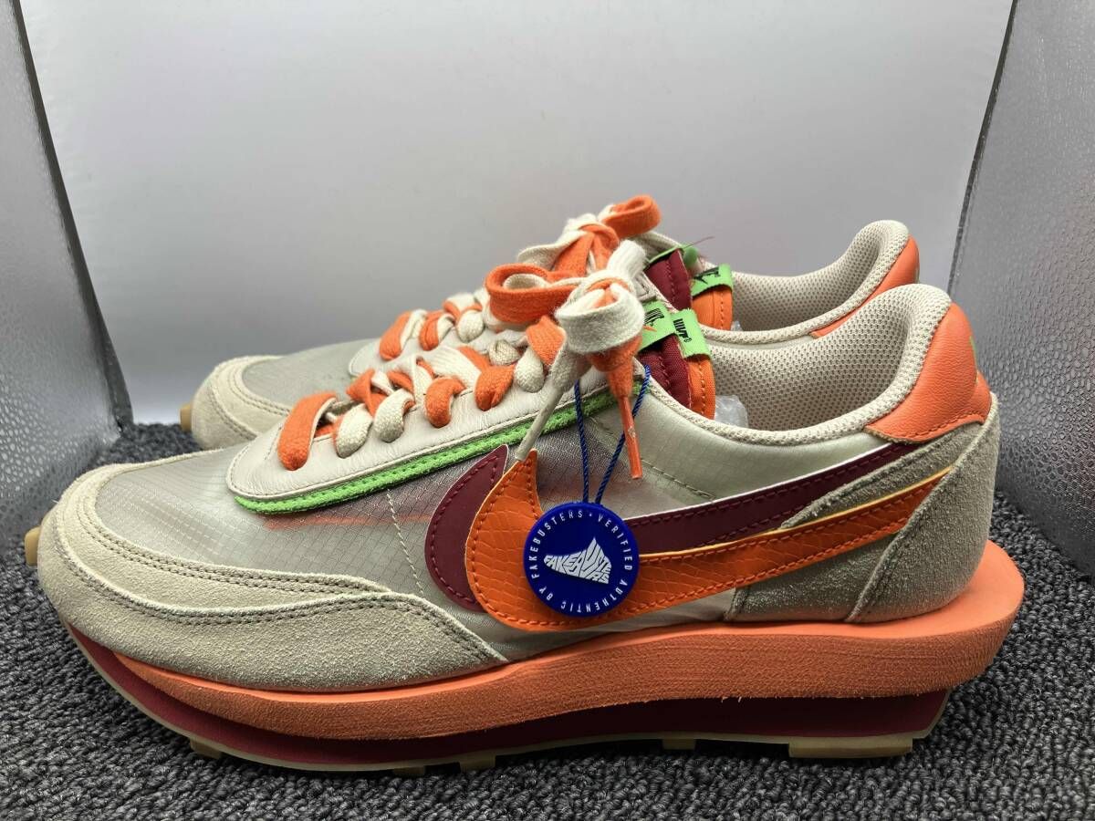 NIKE ナイキ DH 1347 100 サイズ27 cm LD WAFFLE S C ワッフル サカイ ベージュ オレンジ レッド スニーカー