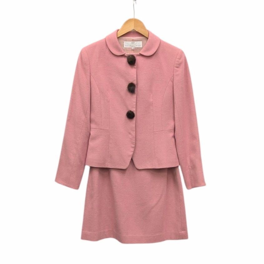 22 La Mode バレンシアガ セットアップ スーツ ジャケット スカート 2969 1411 古着 ピンク系 サイズ 38