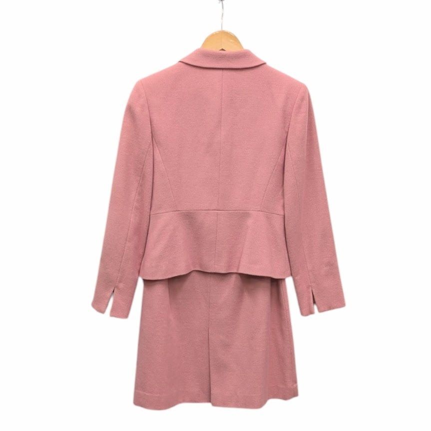 22 La Mode バレンシアガ セットアップ スーツ ジャケット スカート 2969-1411 古着 ピンク系 サイズ 38