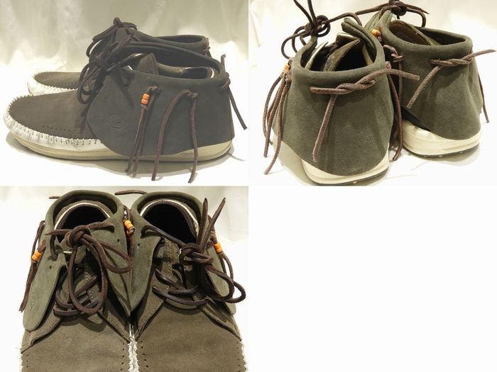 visvim ビズビム メンズ スニーカー シューズ サイズ10 カーキ系 スエード モカシンシューズ 7 K ベーシック服 ワイドパンツ