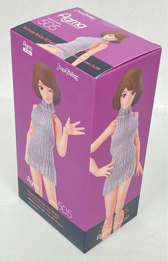 MAXFACTORY figma 女性body (チアキ) with バックレスセーターコーデ 505