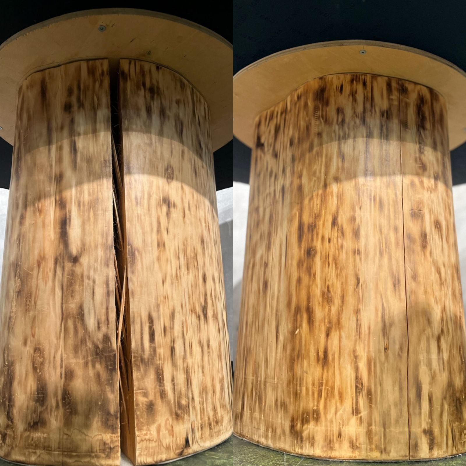 送料無料※ フェンディカーサ FENDI CASA クロコ型押し 牛革 檜脚