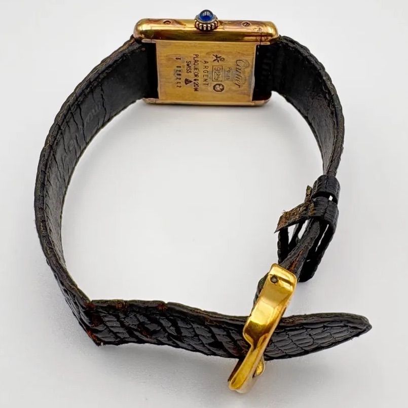  Cartier カルティエ マストタンク 手巻き レディース 稼働 手巻き時計 腕時計(アナログ)