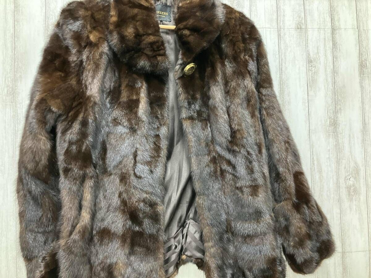 KONXERGその他アウターフォックスファージャケット ブラウン