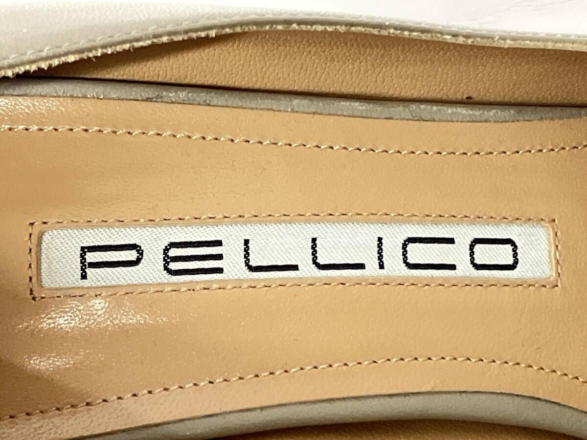 PELLICO ペリーコ パンプス グレーベージュ イタリア製 サイズ 37.5 24.5 cm相当 ヒール 約8 cm 通年