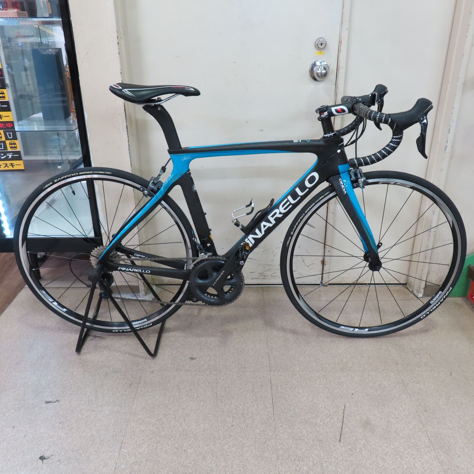 美品 ピナレロ PINARELLO GAN S アルテグラ 2016 ブルー ブラック