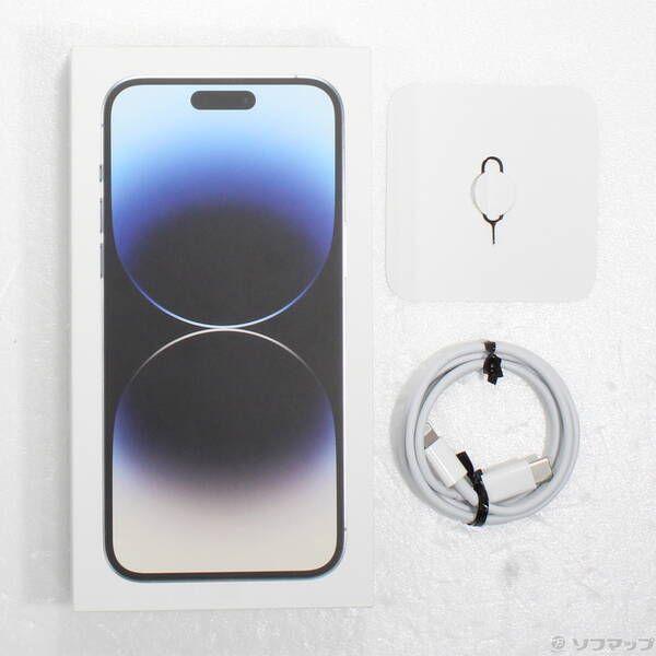 中古品〕 iPhone14 Pro Max 256GB シルバー MQ9C3J／A SIMフリー【344