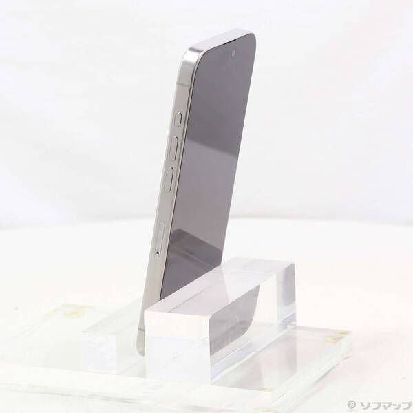 中古品〕 iPhone15 Pro 128GB ホワイトチタニウム MTU83J／A SIMフリー