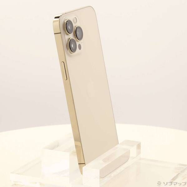中古品〕 iPhone13 Pro Max 512GB ゴールド MLJV3J／A SIMフリー【258
