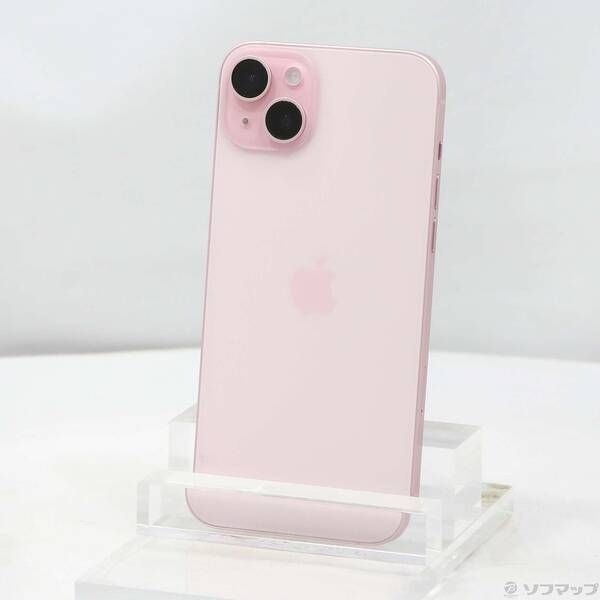 中古品〕 iPhone15 Plus 256GB ピンク MU0H3J／A SIMフリー【258