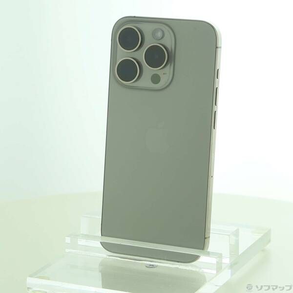 中古品〕 iPhone15 Pro 128GB ナチュラルチタニウム MTU93J／A SIM