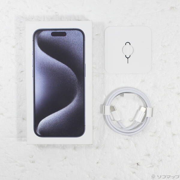中古品〕 iPhone15 Pro 128GB ブルーチタニウム MTUA3J／A SIMフリー