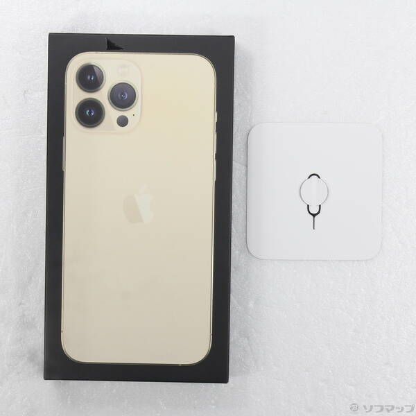 中古品〕 iPhone13 Pro Max 1TB ゴールド MLKJ3J／A SIMフリー【297