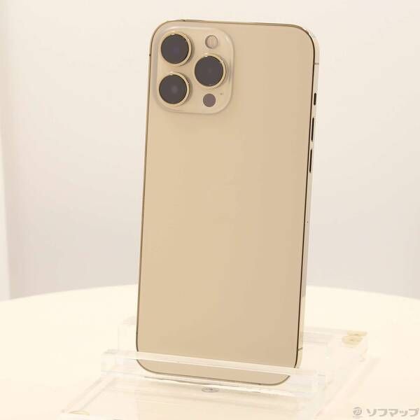 中古品〕 iPhone13 Pro Max 1TB ゴールド MLKJ3J／A SIMフリー【297