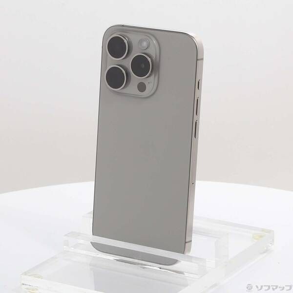 中古品〕 iPhone15 Pro 128GB ナチュラルチタニウム MTU93J／A SIM