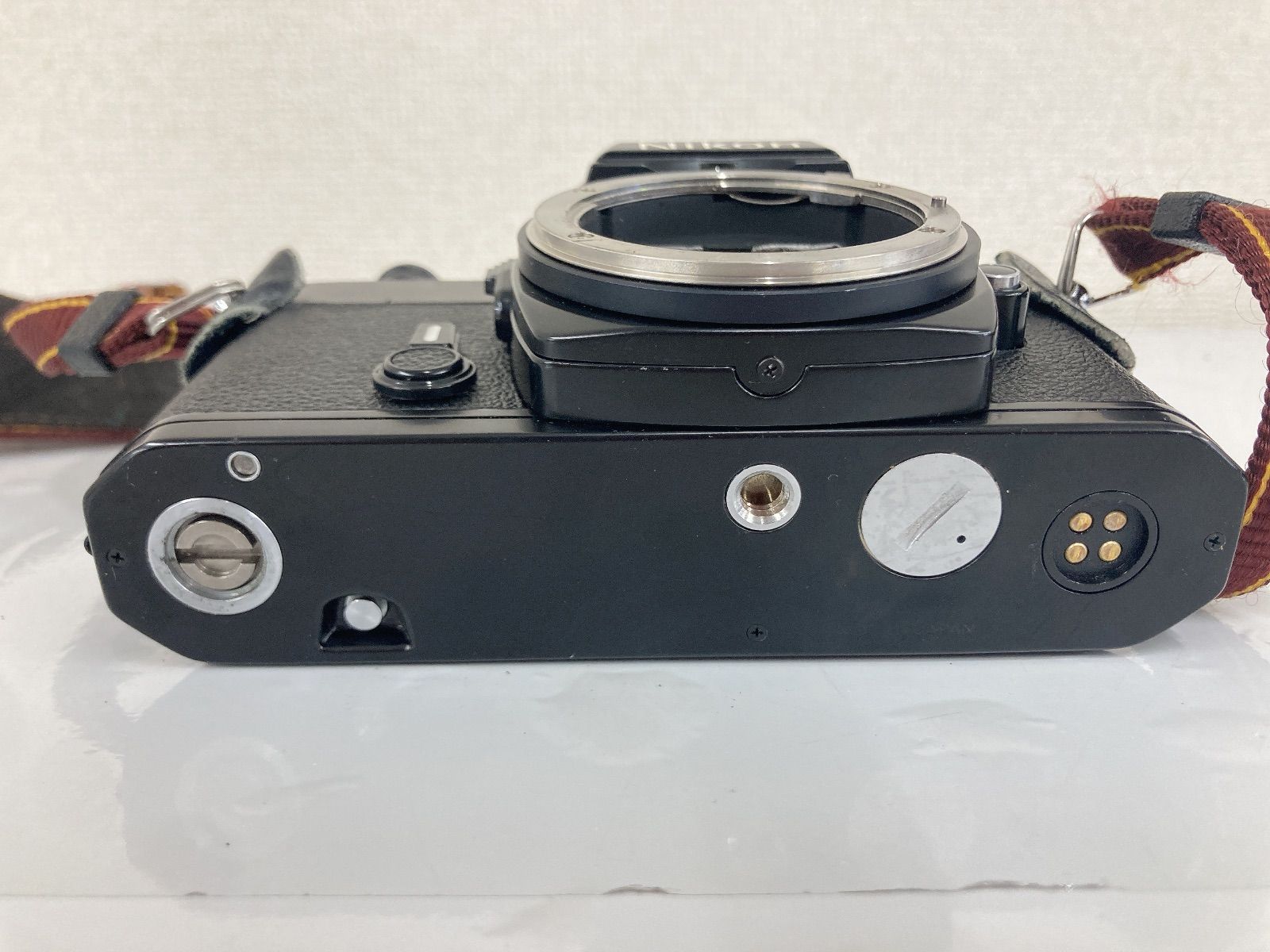 3【動作未確認】Nikon FE フィルムカメラ ブラック フィルムカメラ用