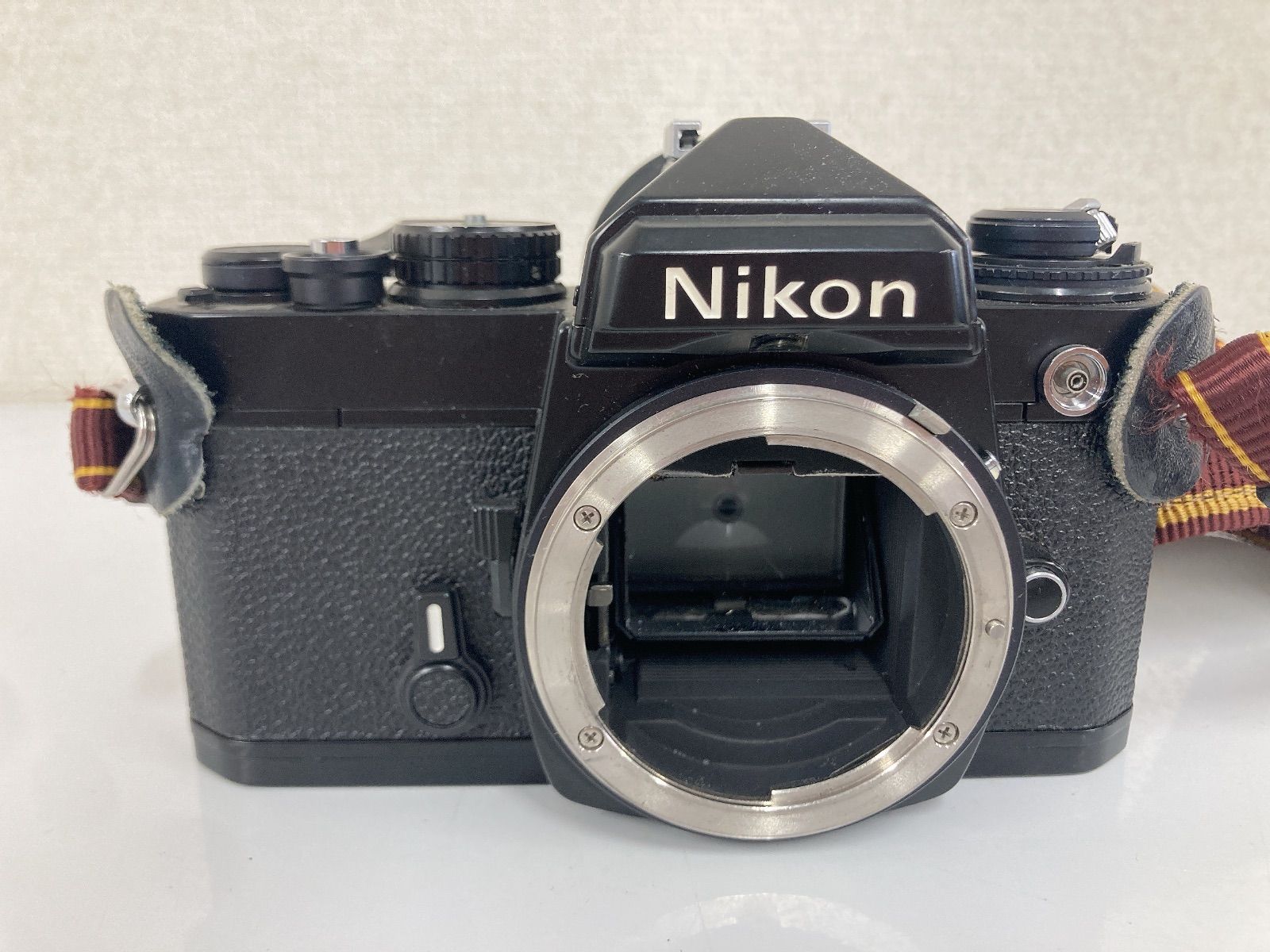 3【動作未確認】Nikon FE フィルムカメラ ブラック フィルムカメラ用