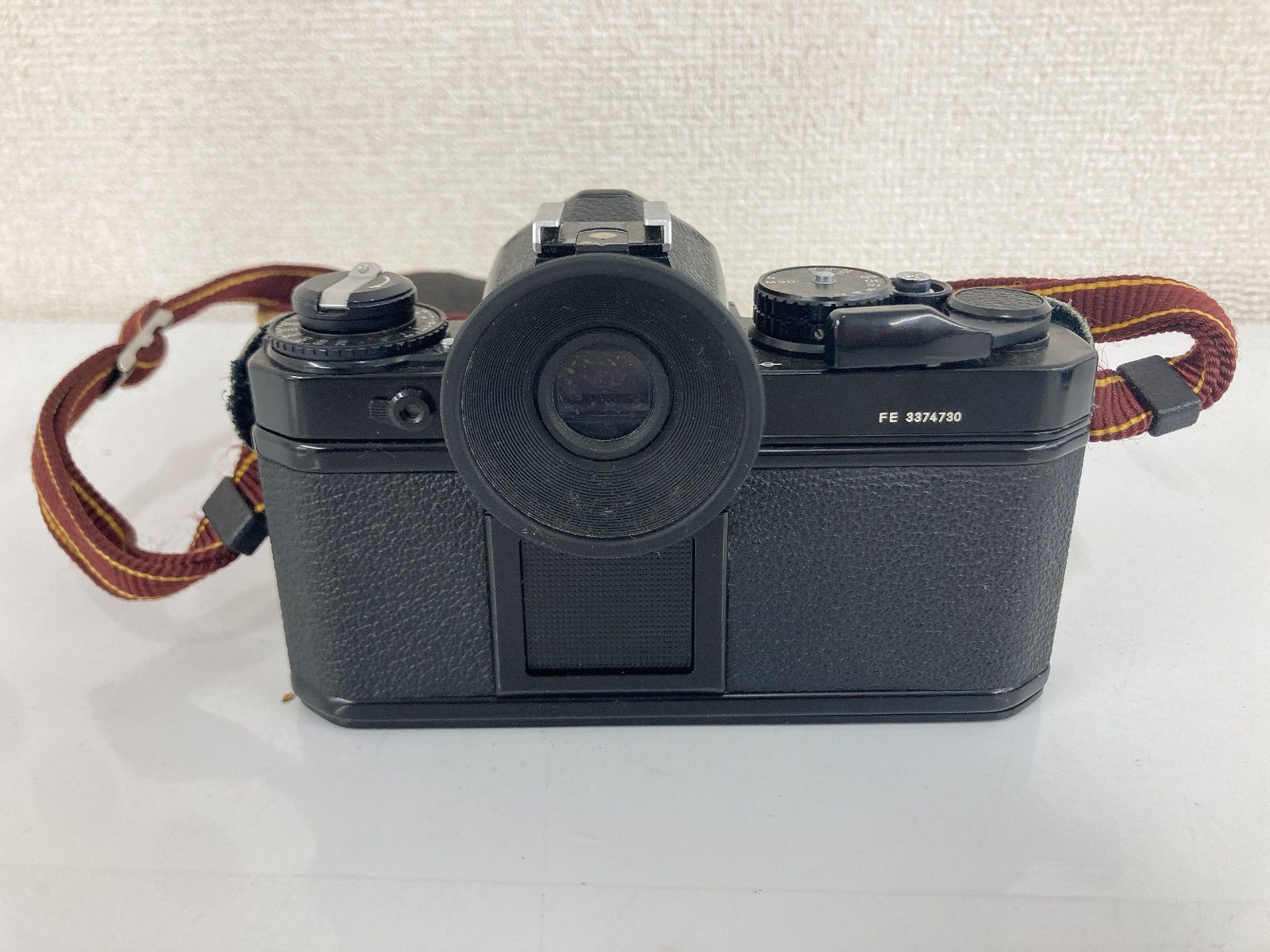 3【動作未確認】Nikon FE フィルムカメラ ブラック フィルムカメラ用