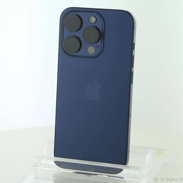 iPhone 15 pro ブルーチタニウム　128GB【中古美品】 中古品〕 iPhone15 Pro 128GB ブルーチタニウム MTUA3J／A SIMフリー