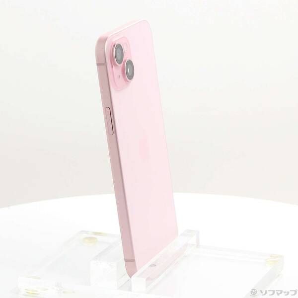 中古品〕 iPhone15 Plus 256GB ピンク MU0H3J／A SIMフリー【297