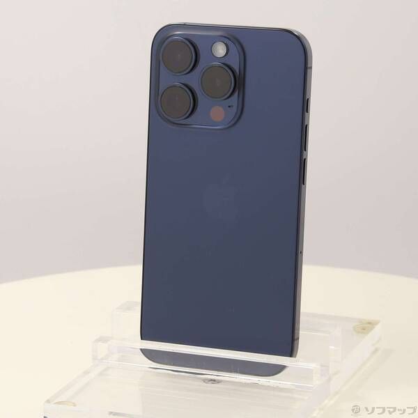中古品〕 iPhone15 Pro 128GB ブルーチタニウム MTUA3J／A SIMフリー