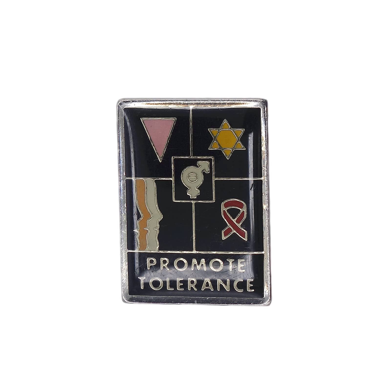 PROMOTE TOLERANCE ピンズ メッセージ ピンバッチ ピンバッジ pins