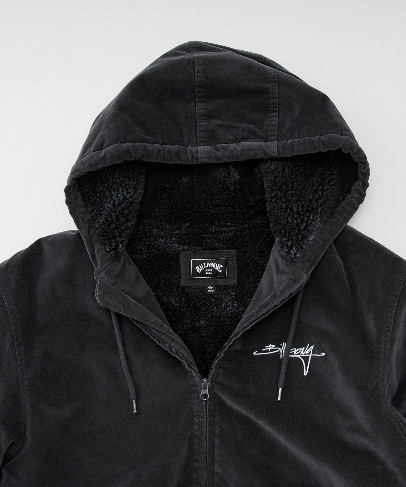 2025秋冬 新品【BILLABONG/ビラボン】INDIGO VELOUR ジャケット BLK