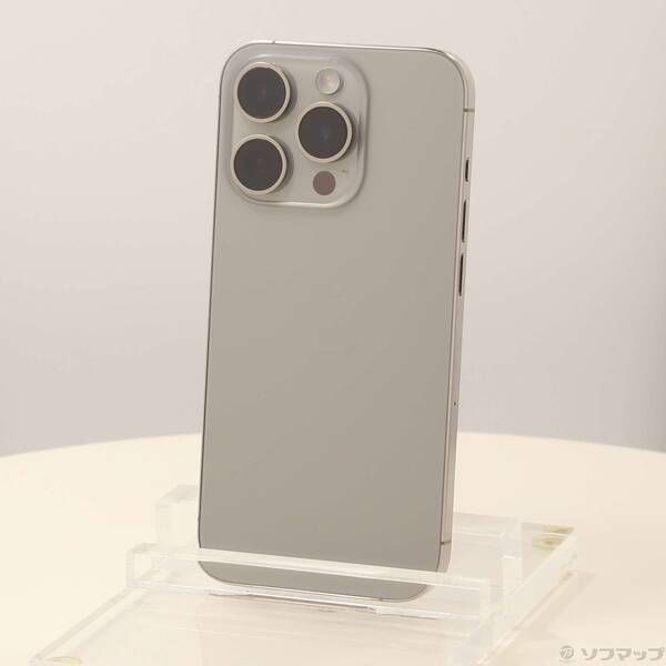 中古品〕 iPhone15 Pro 128GB ナチュラルチタニウム MTU93J／A SIM