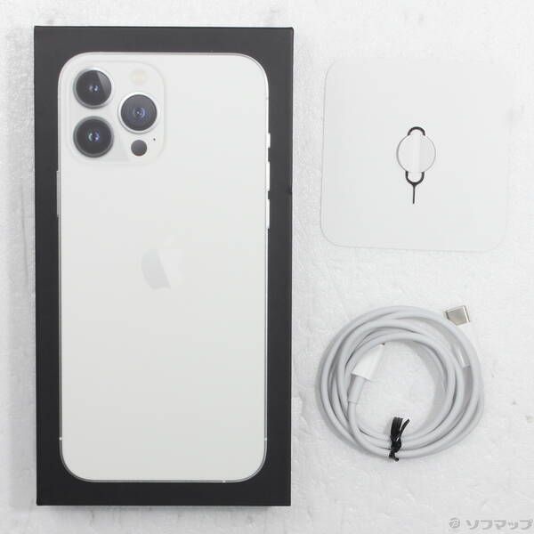 中古品〕 iPhone13 Pro Max 256GB シルバー MLJ93J／A SIMフリー【251