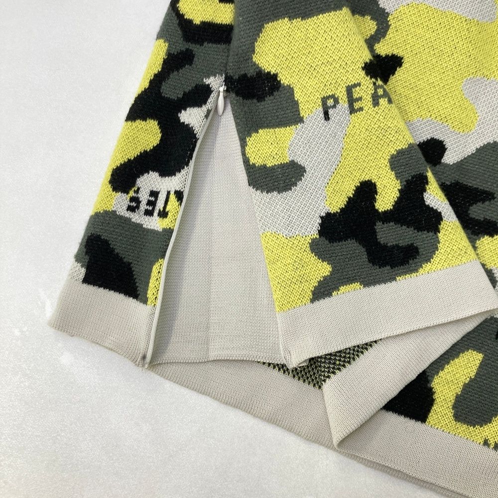 サイズ：1 PEARLY GATES パーリーゲイツ ウール混 ニットスカート