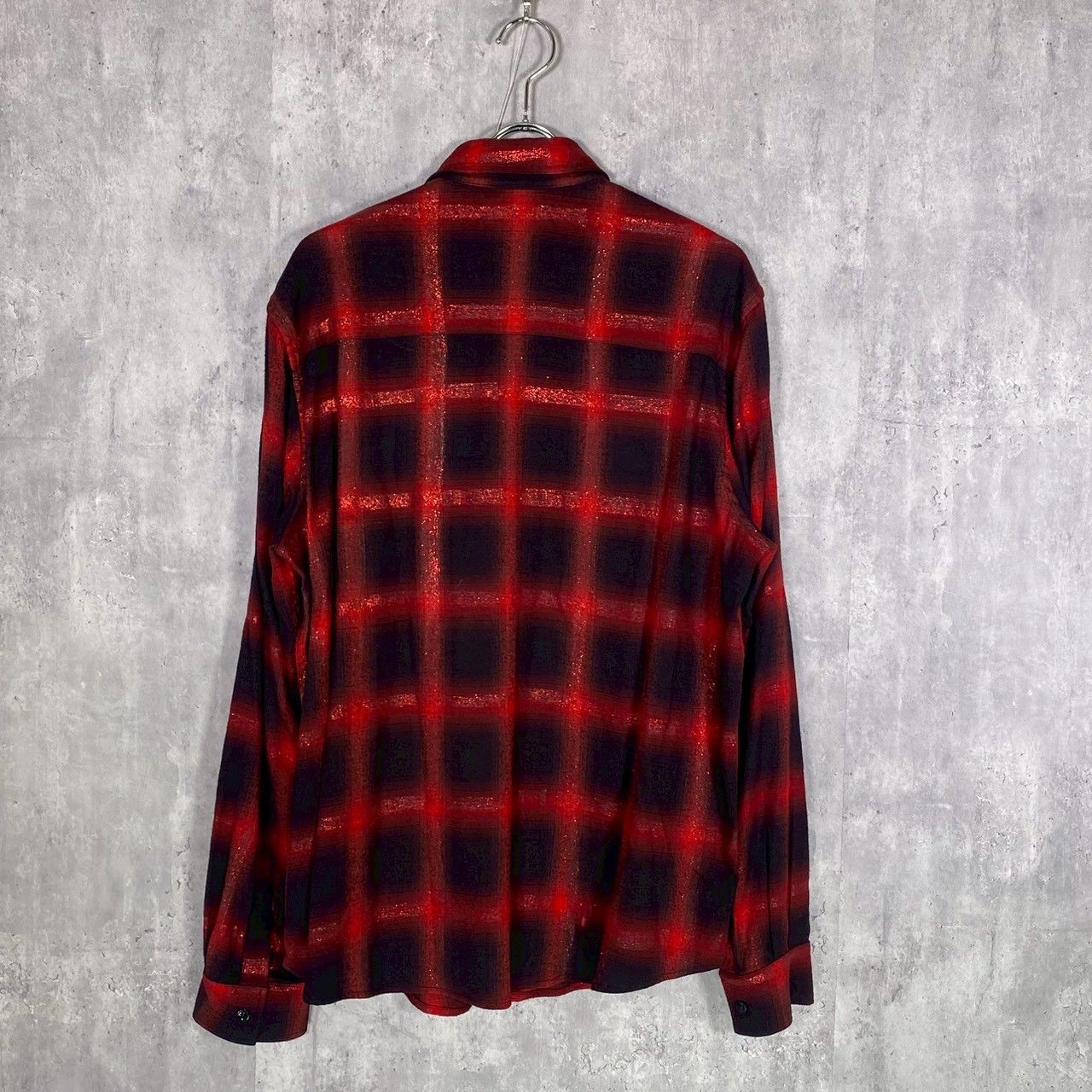 AMIRI』アミリ (S) ラメチェック長袖シャツ - メルカリ