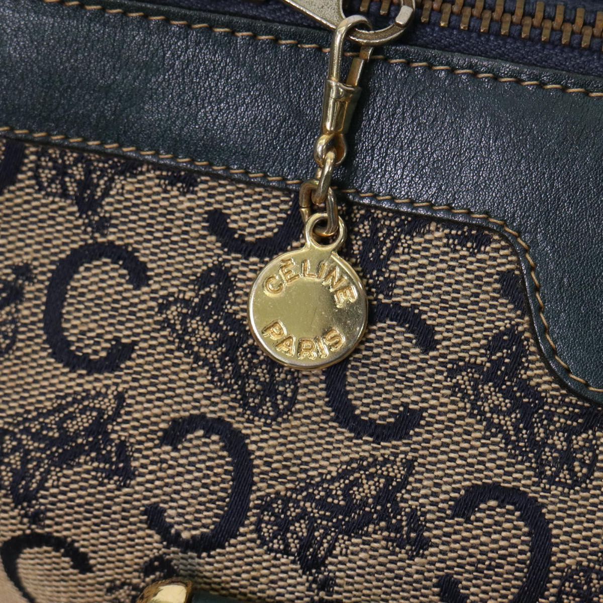 CELINE オールドセリーヌ マカダム柄 トリオンフ ボストンバッグ