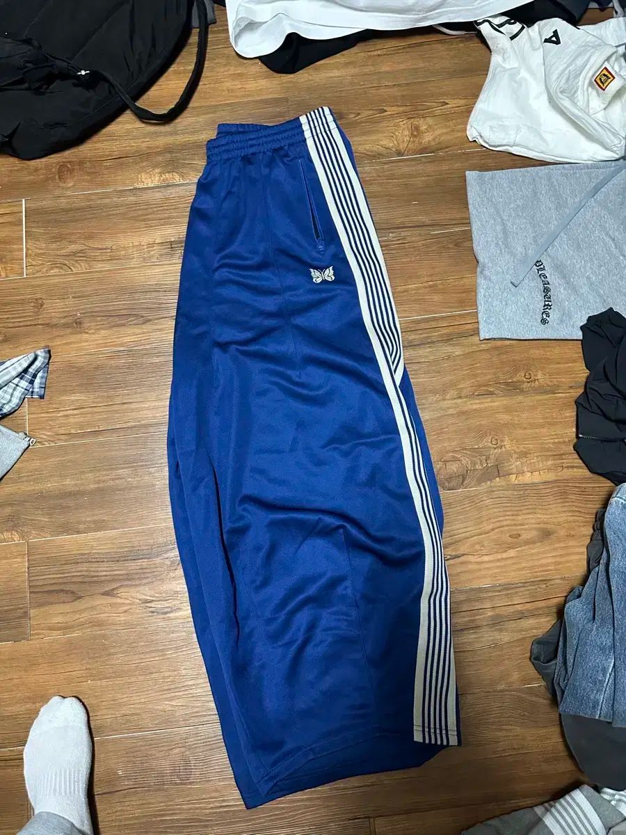 ニードルズ HD トラックパンツ ロイヤルブルー L Needles⁄別注 Track