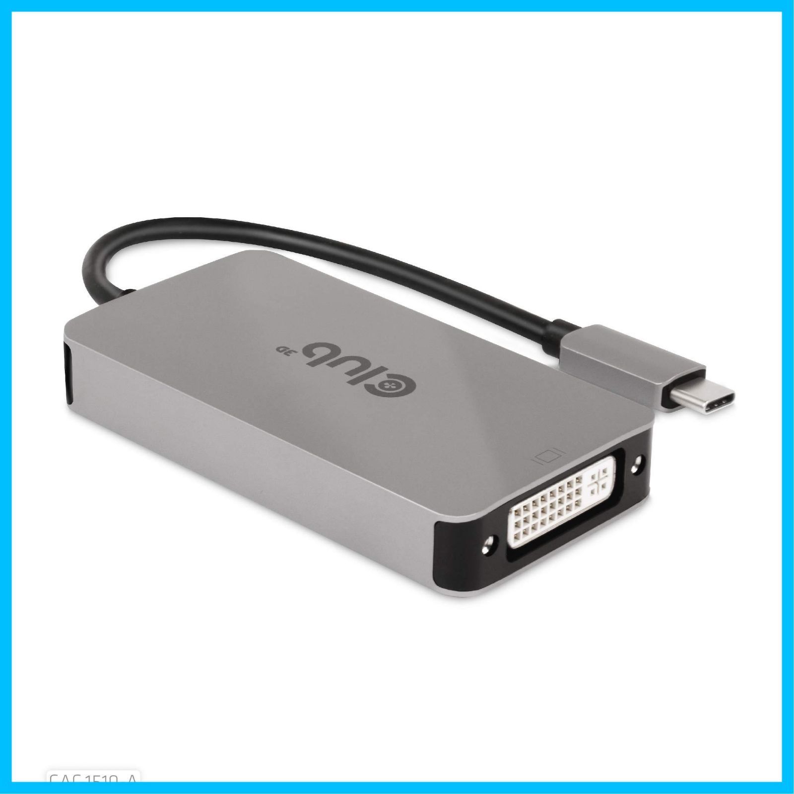  Club 3 D USB Type C to DVI DUAL LINK Active Adapter アクティブアダプタ Apple Cinema Display用 HDCP OFF バージョン CAC 1510 A その他 文房具 事務用品