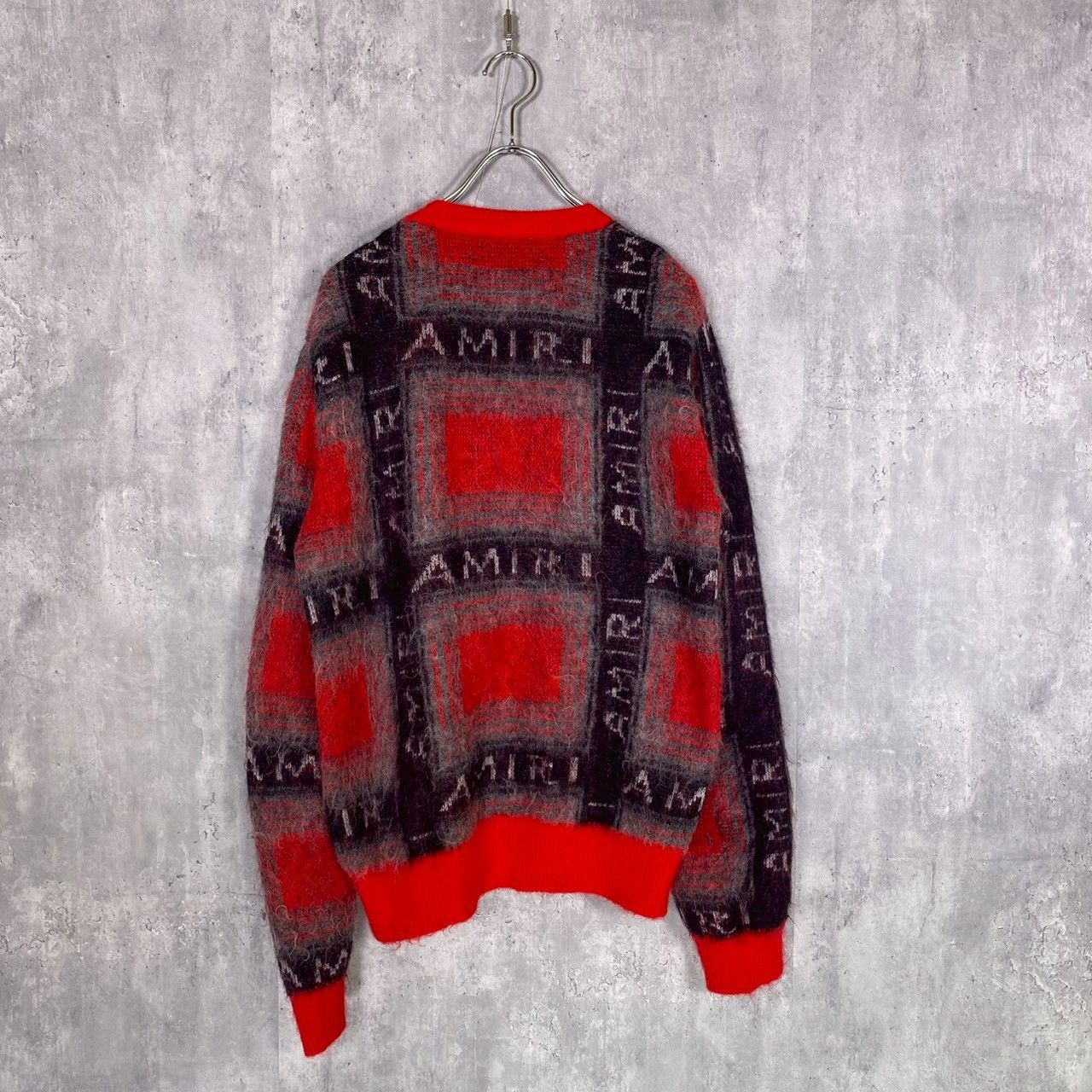 AMIRI - | AMIRI』アミリ モヘアチェックカーディガン メルカリ (S