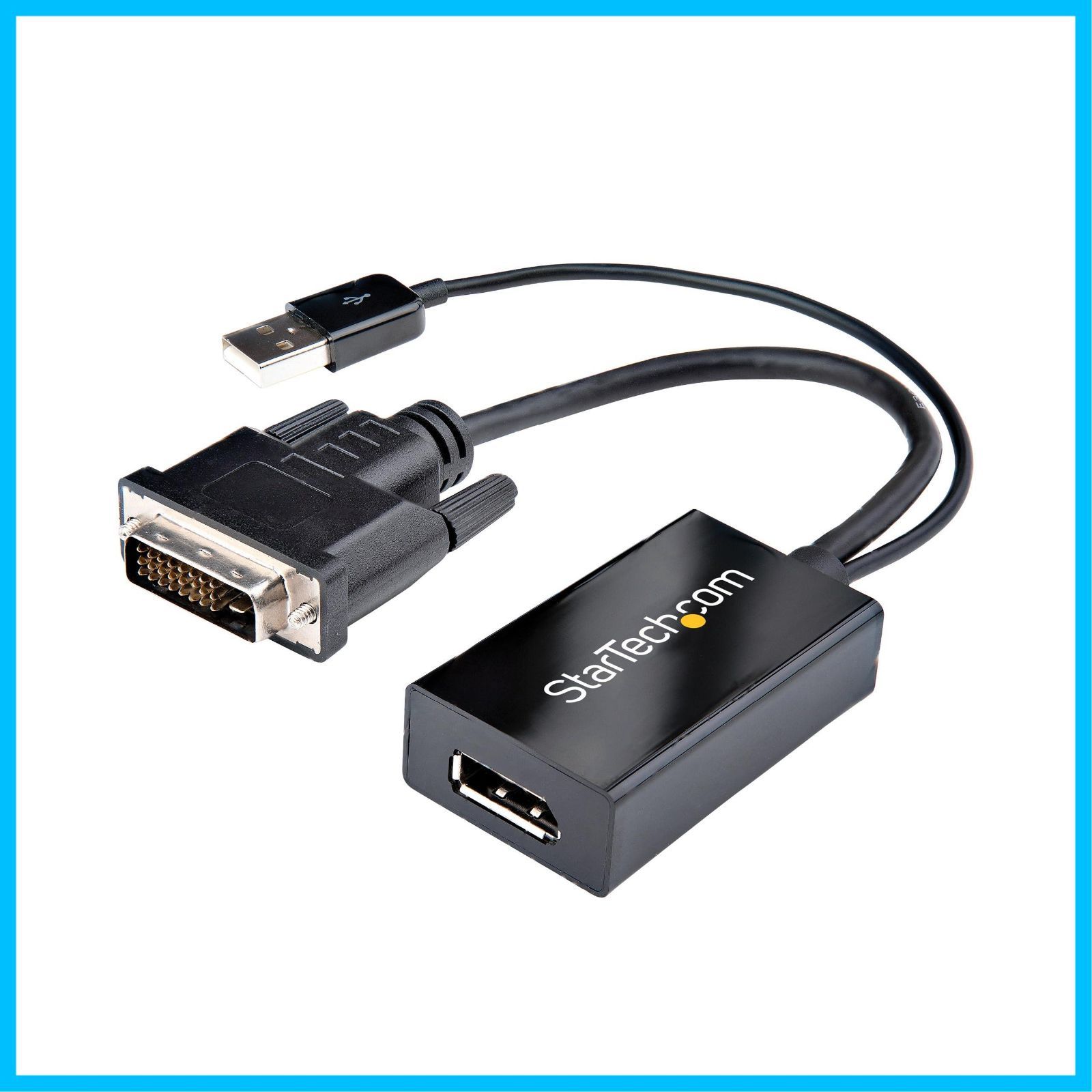 変換アダプタ DisplayPort USBバスパワー対応 1920 x 1200 DVI 2 DP StarTech com