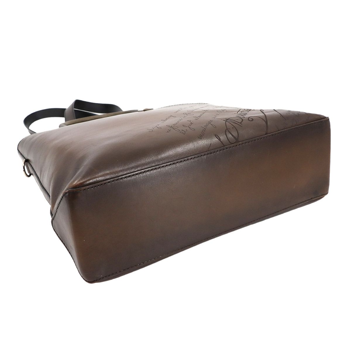 美品 ベルルッティ Berluti カリグラフィ トゥジュール バーティカル