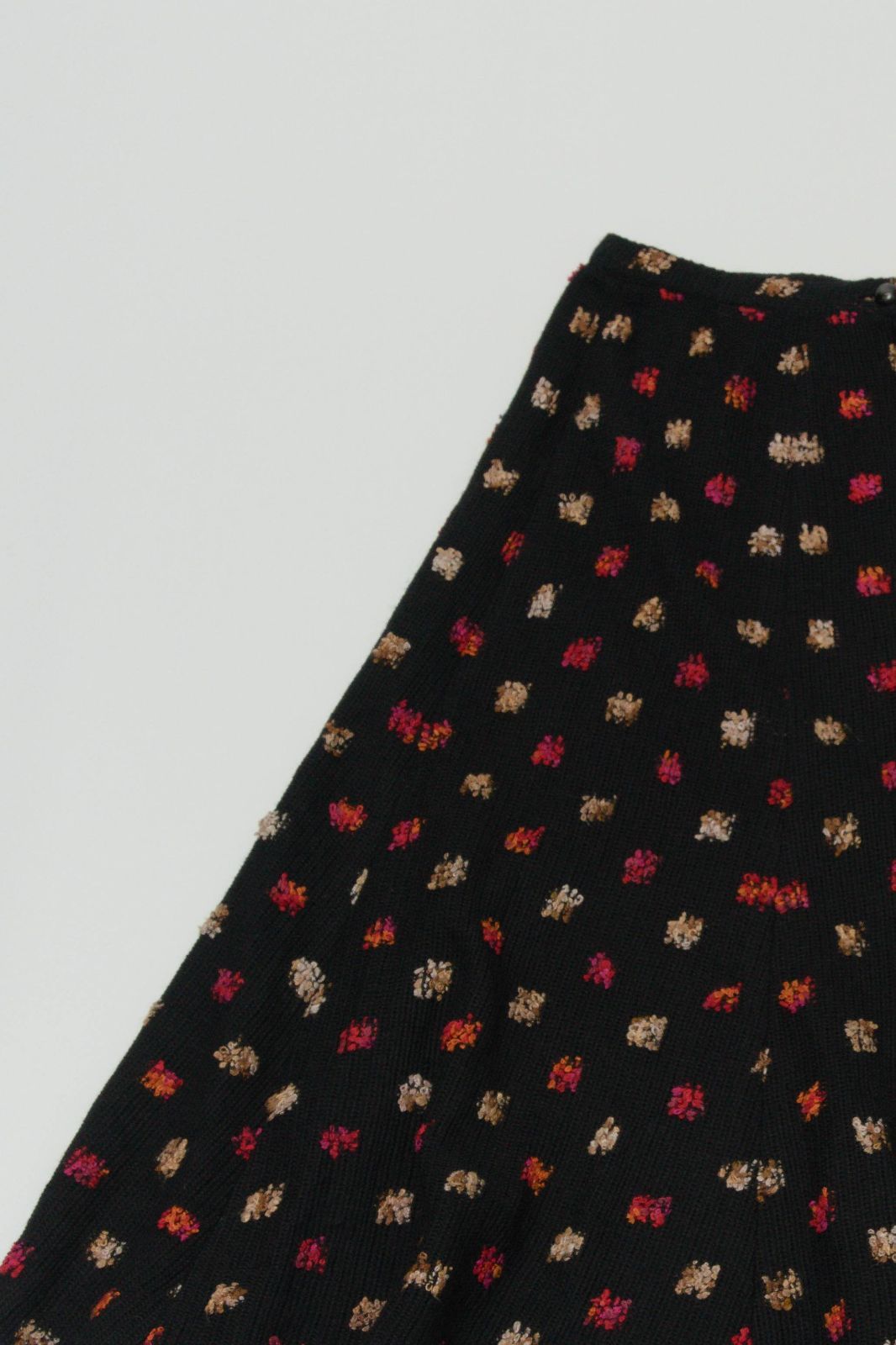 ニットスカート 刺繍