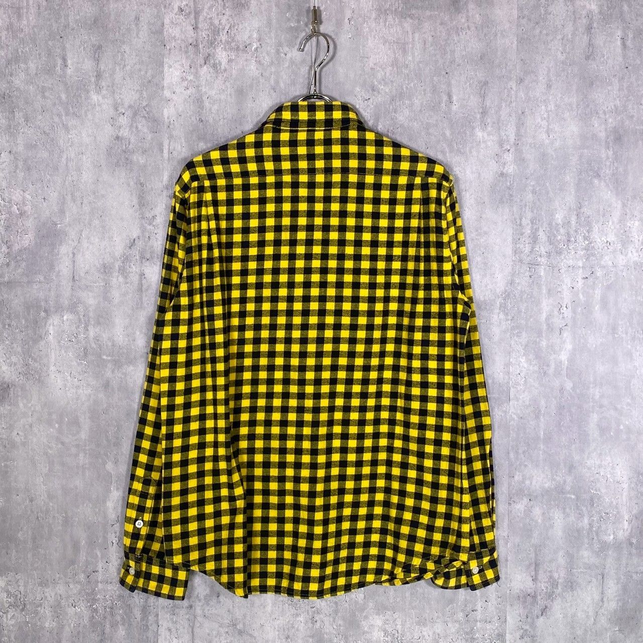 STUSSY ステューシー M チェック長袖シャツ