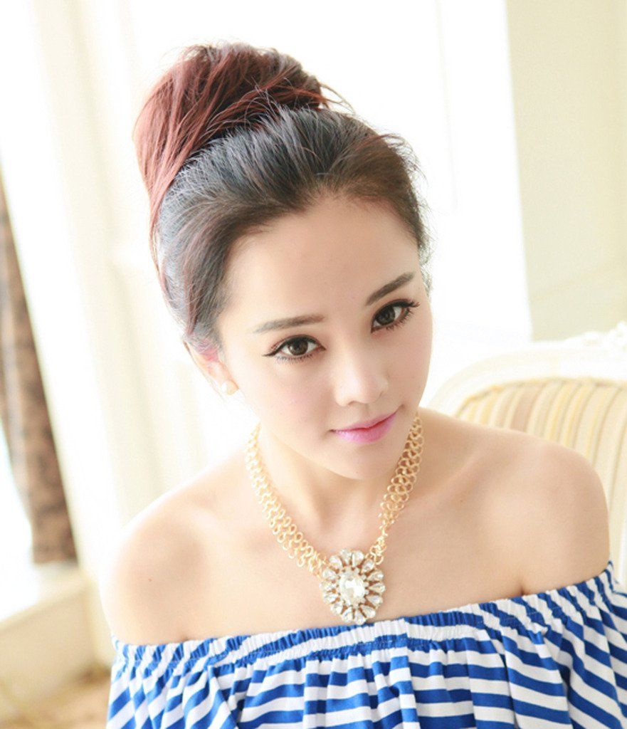 CEXIN(セシン) 自然 ウィッグ お団子 ふわふわ お団子 ポイント