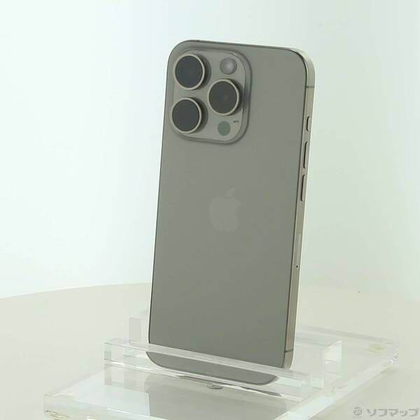 中古品〕 iPhone15 Pro 512GB ナチュラルチタニウム MTUK3J／A SIM