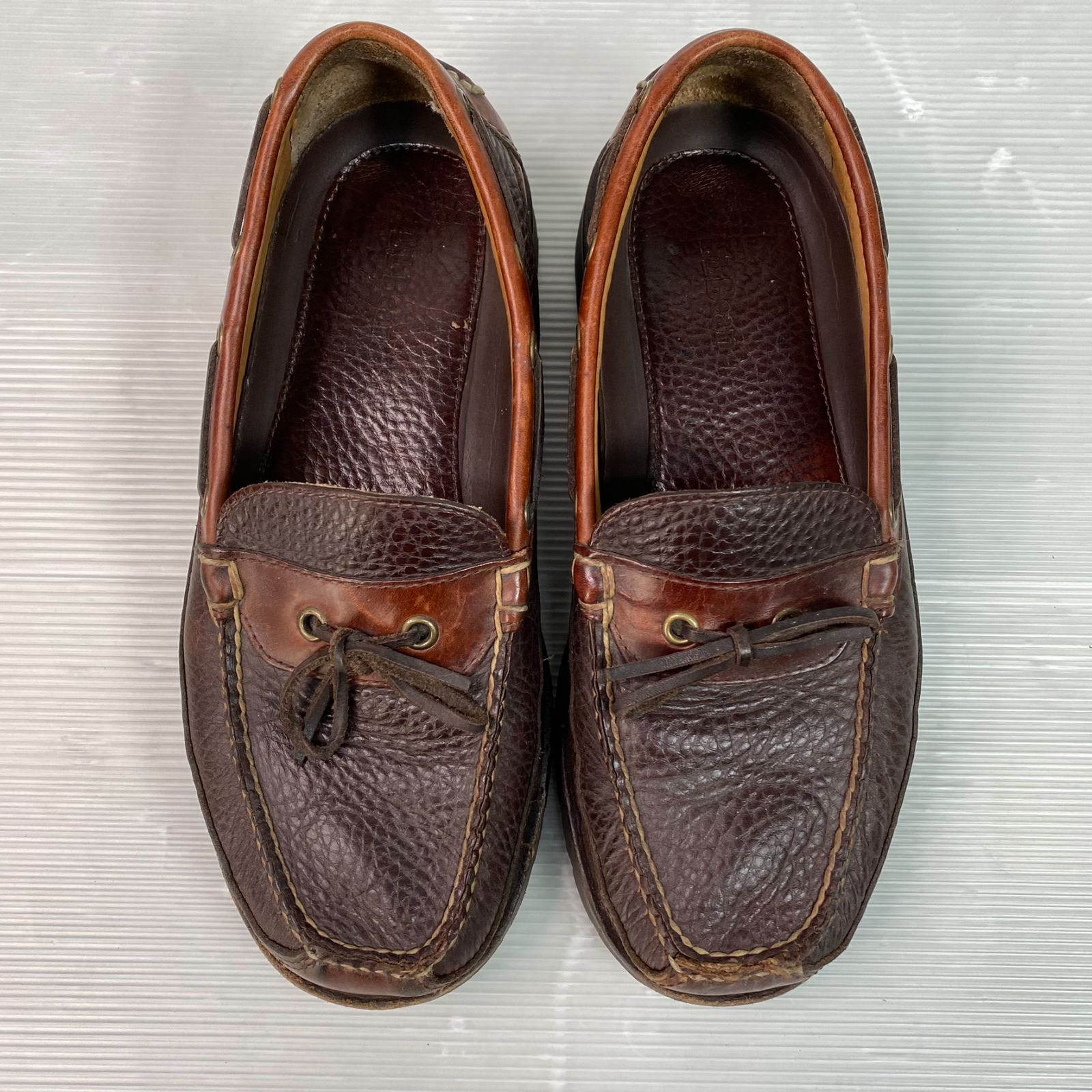 箱付き 中古 LL Bean エルエルビーン アラガッシュ バイソン モカシン