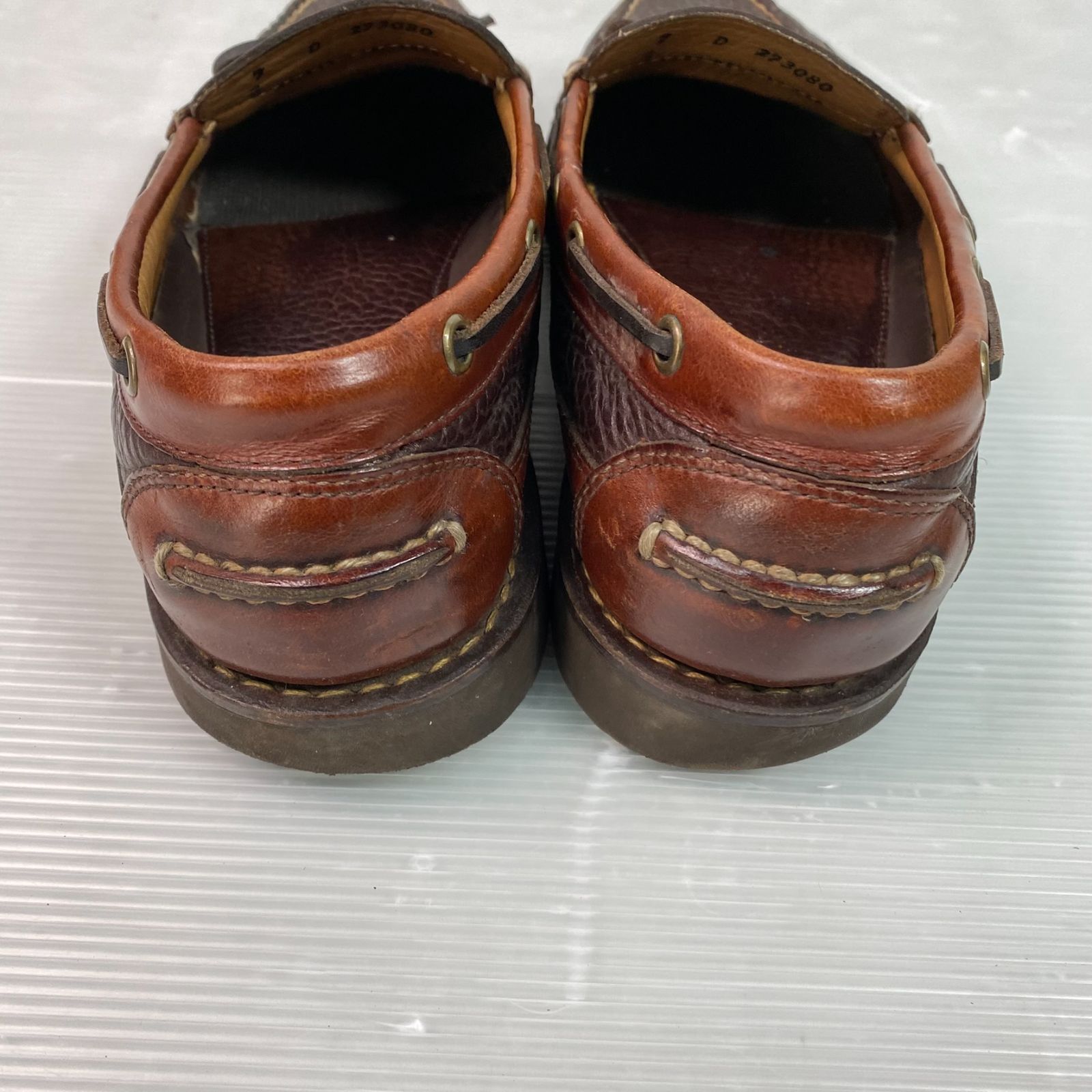 箱付き 中古 LL Bean エルエルビーン アラガッシュ バイソン モカシン