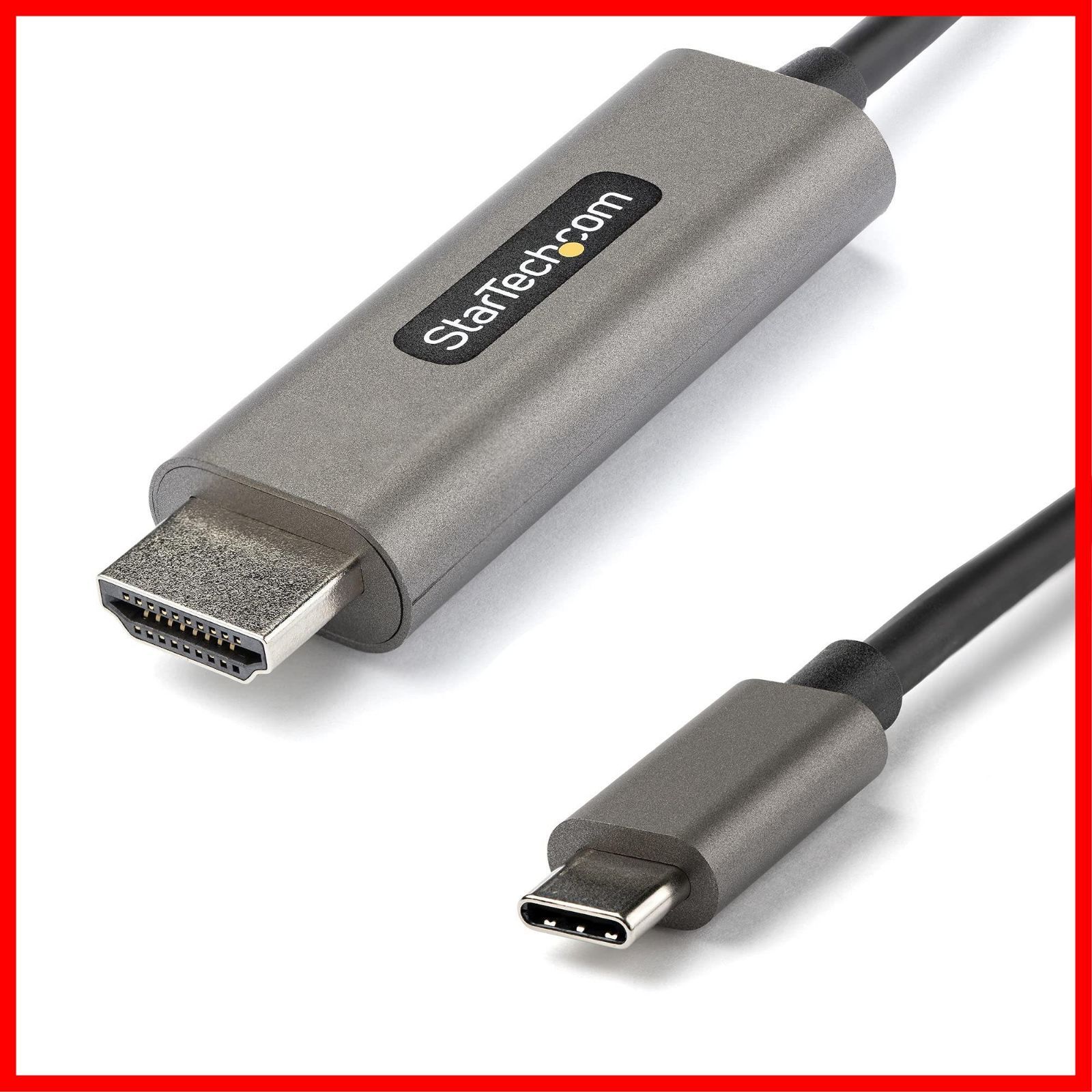 USB Type-C 60 Hz HDR 10 UHD対応 to HDMI 2.0 b 変換ケーブル 5 m 4 K 変換アダプター Typec - USB-C 交換ケーブル DP 1.4オルタネートモード HBR 3 StarTec