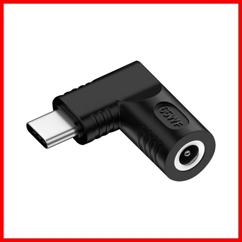 CY 90 度DC ジャック 5.5 2.1 mm 入力から USB-C タイプ C 電源プラグ充電アダプタ ラップトップ電話用